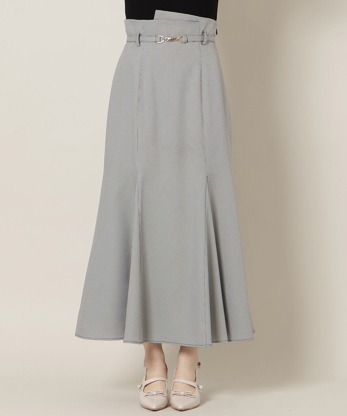 WILLSELECTION「ビットベルト付きマーメイドスカート」|フレア|