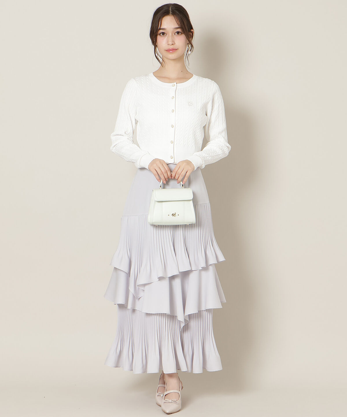 WILLSELECTION「ミニケーブルコンパクトカーディガン」|カーディガン|