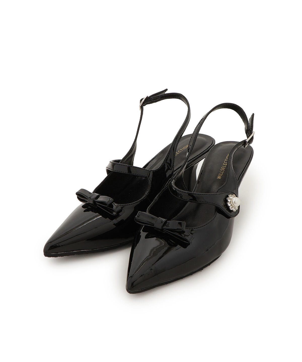 WILLSELECTION「スリングバックリボンパンプス」|パンプス|