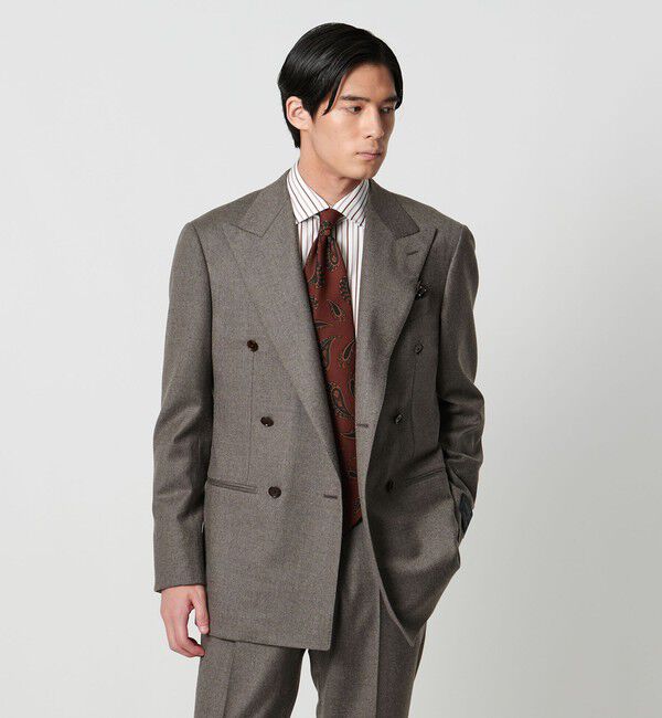 UNITED ARROWS「THOMAS MASON/トーマスメイソン オルタネートストライプ セミワイドカラー シャツ」|シャツ・ブラウス|