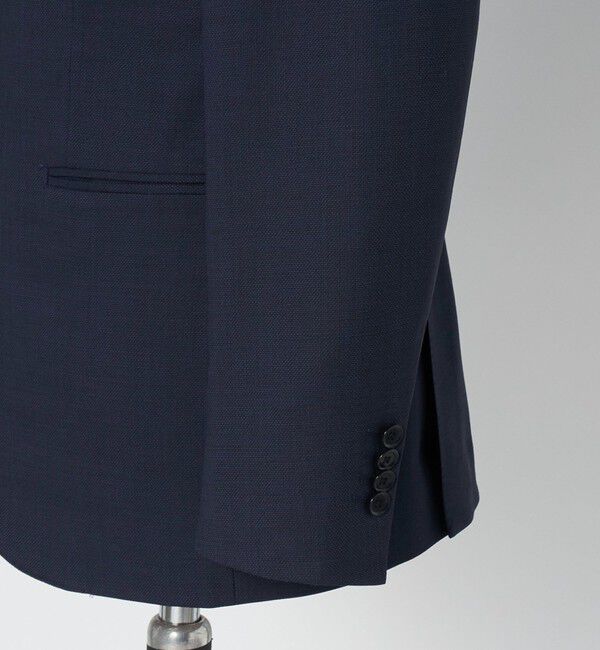 UNITED ARROWS「タスマニアウール ピンチェック シングル 3ボタン スーツ S-MODEL　ヨコストレッチ 撥水」|スーツ|