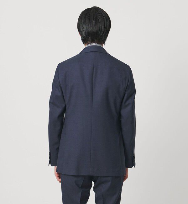 UNITED ARROWS「タスマニアウール ピンチェック シングル 3ボタン スーツ S-MODEL　ヨコストレッチ 撥水」|スーツ|