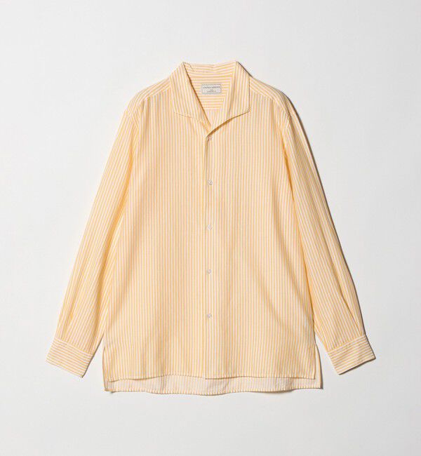 UNITED ARROWS「SOKTAS カラーストライプ オープンカラーシャツ」|シャツ・ブラウス|