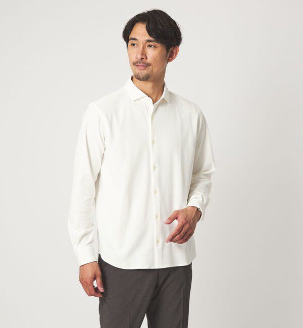 UNITED ARROWS green label relaxing「【WEB限定】JUST fit カノコ シャツ」|シャツ・ブラウス|WHITE