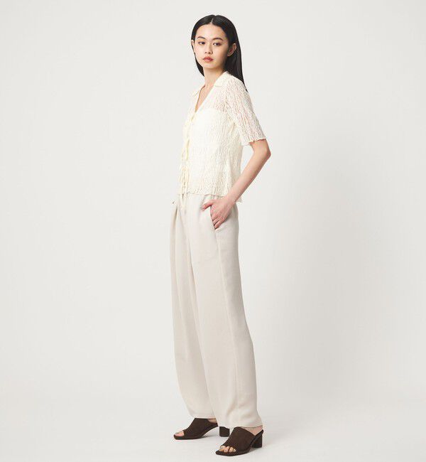 EMMEL REFINES「＜EMMEL REFINES＞カットレース リボン トップス」|Tシャツ・カットソー|