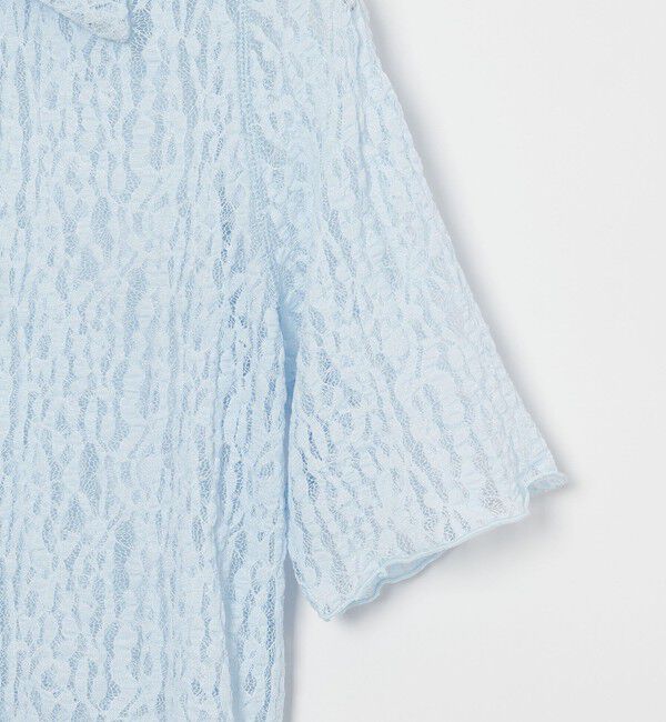 EMMEL REFINES「＜EMMEL REFINES＞カットレース リボン トップス」|Tシャツ・カットソー|