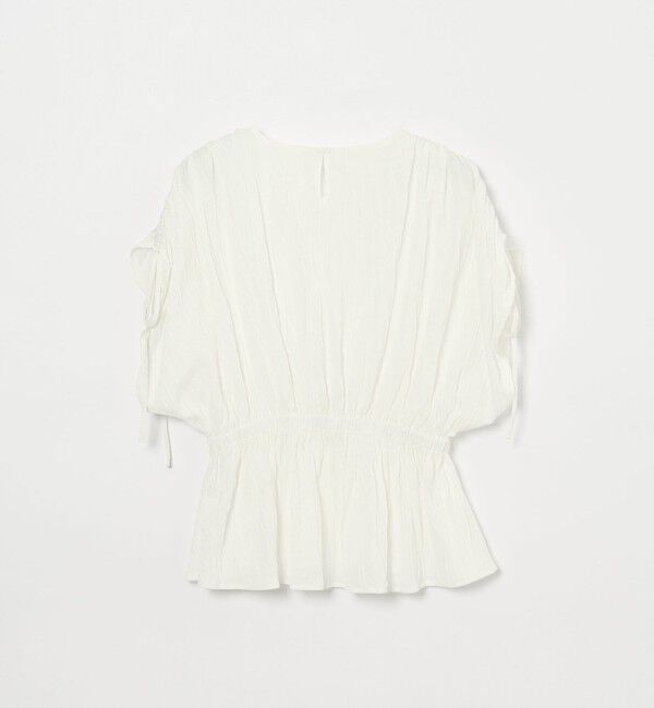 EMMEL REFINES「＜EMMEL REFINES＞EM ドロストスリーブ ブラウス」|シャツ・ブラウス|