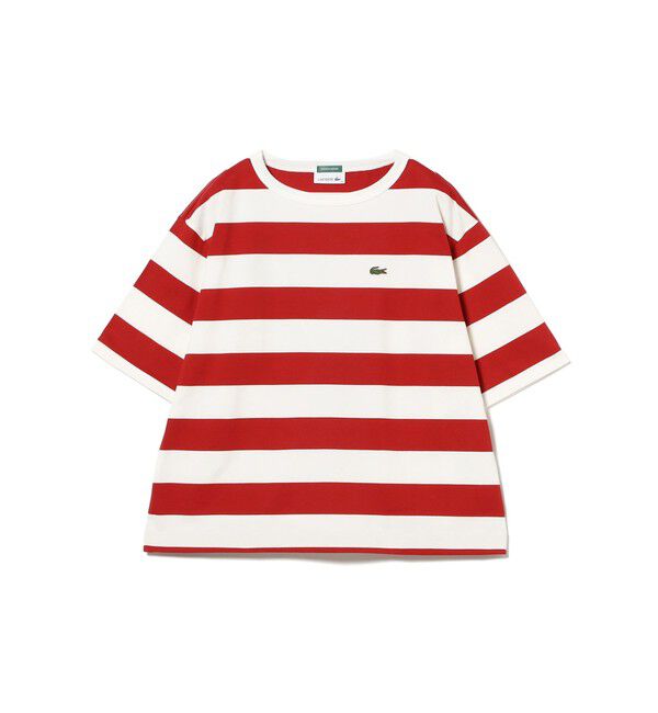 BEAMSBOY「【WEB限定】【別注】LACOSTE / ボーダー ショートスリーブ Tシャツ」|Tシャツ・カットソー|