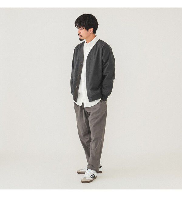 BEAMS「ドライ 2プリーツ イージーパンツ」|チノ|