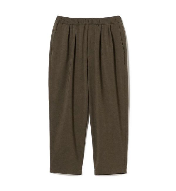 BEAMS「ドライ 2プリーツ イージーパンツ」|チノ|