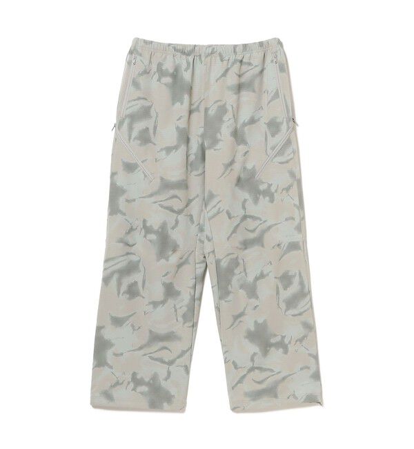 BEAMS「プリント ジップ イージーパンツ」|チノ|GREY