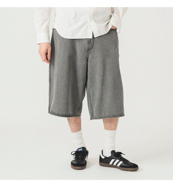 BEAMS「クォーターレングス ペインターデニム」|デニム|