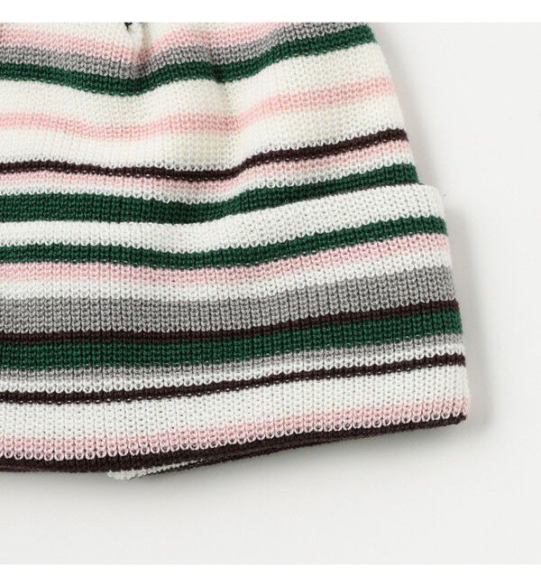 BEAMS「マルチボーダー ワッチキャップ」|キャップ・キャスケット|