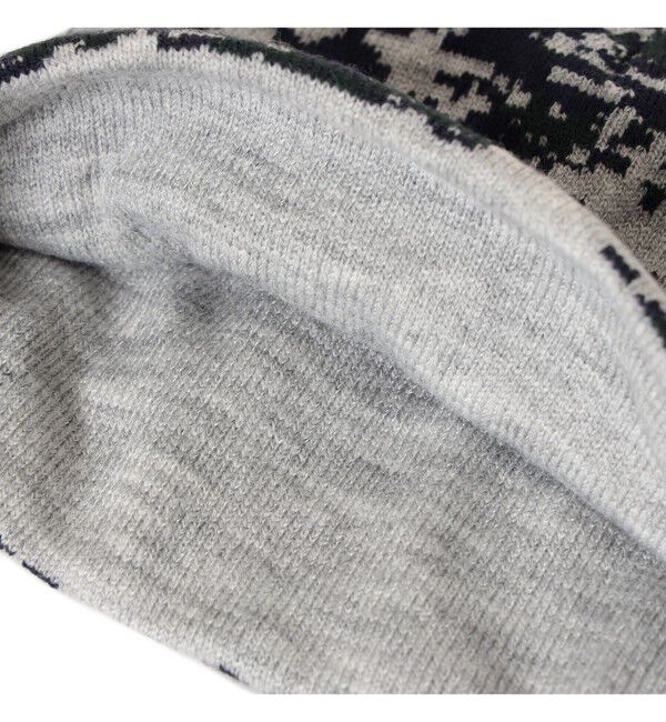 BEAMS「デジタル カモフラージュ ワッチキャップ」|キャップ・キャスケット|