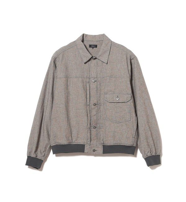 BEAMS「チェック G-ジャケット【リラックスフィット】」|ブルゾン・スタジャン|HOUND_TOOTH