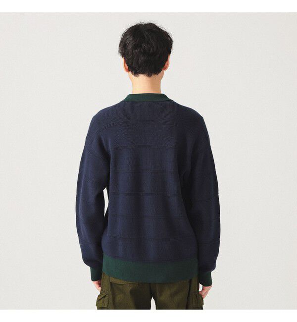 BEAMS「【別注】LACOSTE / ジップ カーディガン」|ニット・セーター|
