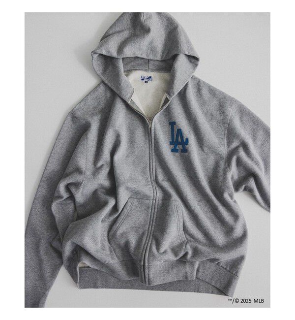 BEAMS「【別注】テーラー東洋 / ZIPUP HOODIE」|スウェット・ジャージ|GREY
