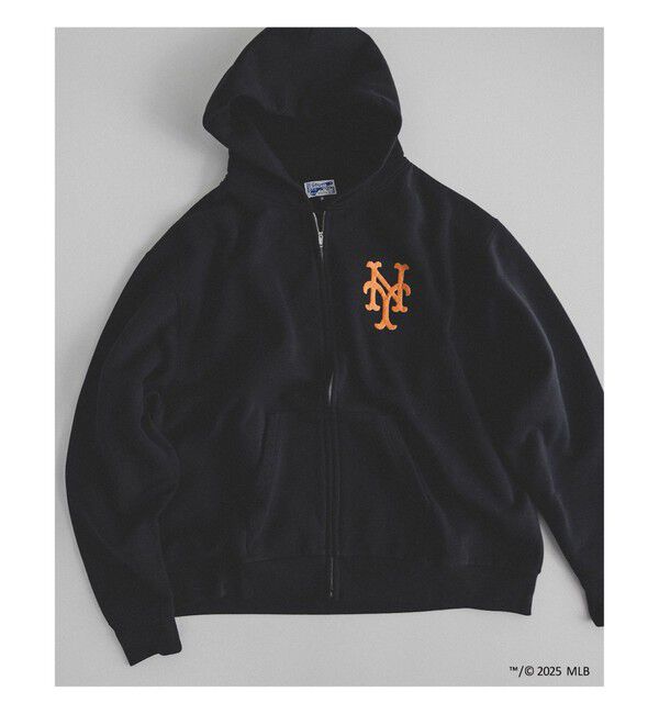 BEAMS「【別注】テーラー東洋 / ZIPUP HOODIE」|スウェット・ジャージ|BLACK