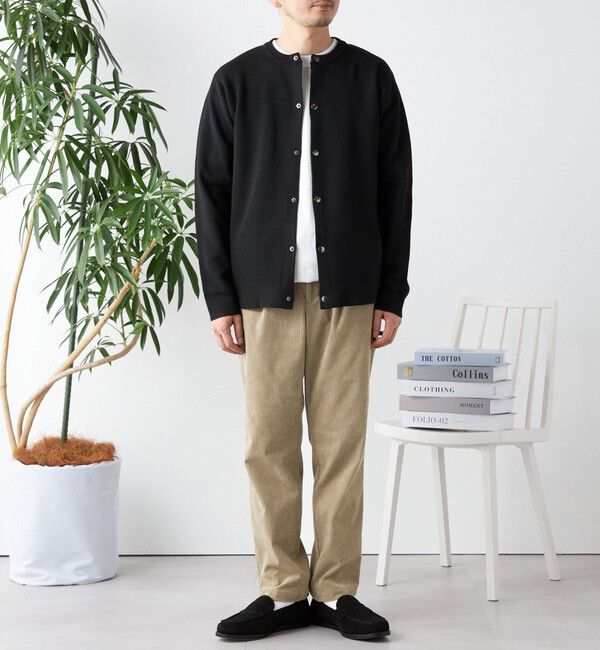 SHIPS any「SHIPS any: 〈手洗い可能〉 ミラノリブ クルーネック カーディガン 24SS◇」|カーディガン|