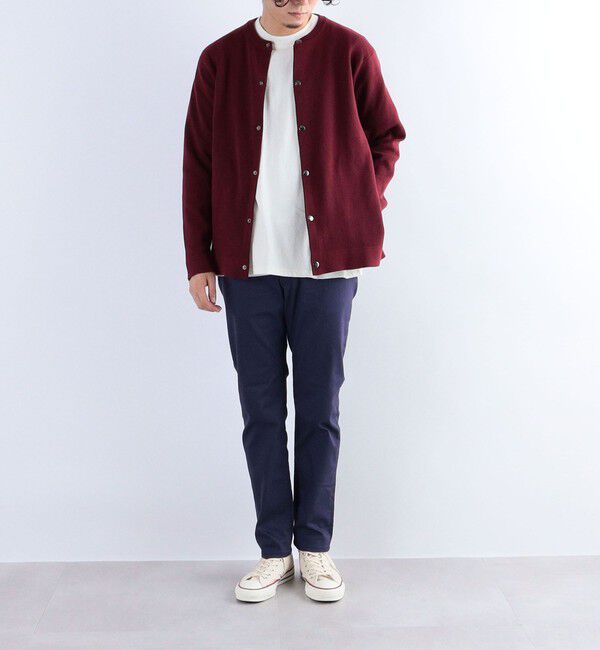 SHIPS any「SHIPS any: 〈手洗い可能〉 ミラノリブ クルーネック カーディガン 24SS◇」|カーディガン|