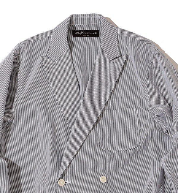 SHIPS「Southwick Gate Label: コードレーン 4Bダブルジャケット (セットアップ対応)」|テーラードジャケット|