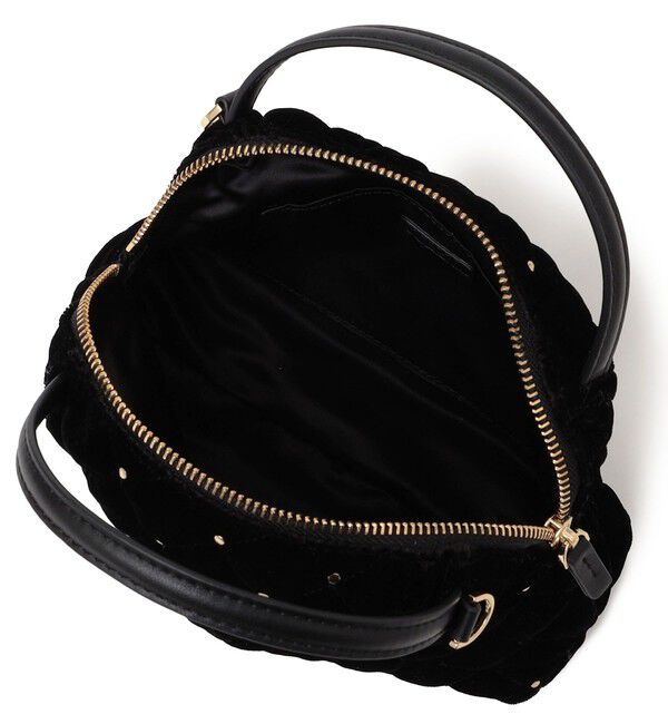 SHIPS for women「ポリエステル ベロア キルティング バッグ」|ショルダー・メッセンジャー|