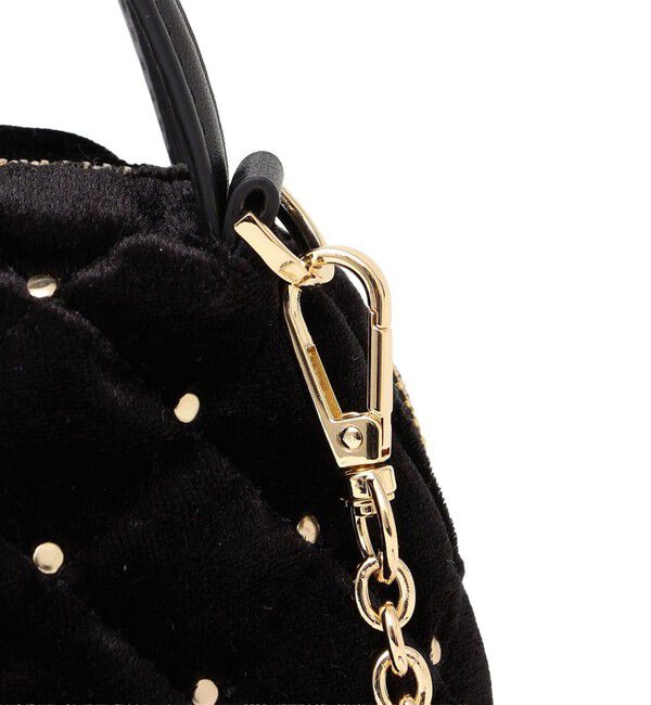 SHIPS for women「ポリエステル ベロア キルティング バッグ」|ショルダー・メッセンジャー|