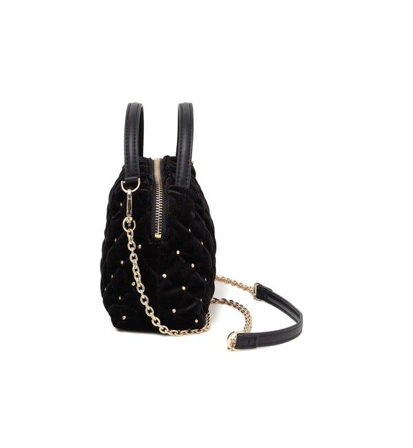 SHIPS for women「ポリエステル ベロア キルティング バッグ」|ショルダー・メッセンジャー|