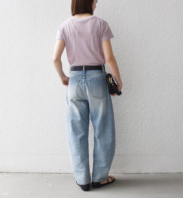 SHIPS any「《予約》SHIPS any:〈手洗い可能〉レイヤード シアー ワッフル TEE」|Tシャツ・カットソー|