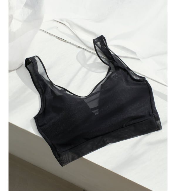 Plage「《追加予約》NICENICE MOMENT / ナイスナイスモーメント MESH BRA タンク 2」|インナー|ブラック