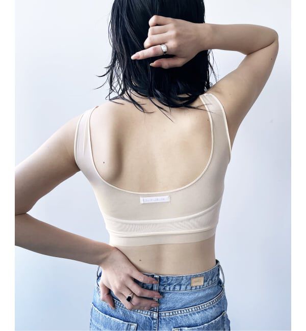 Plage「《追加予約》NICENICE MOMENT / ナイスナイスモーメント MESH BRA タンク 2」|インナー|