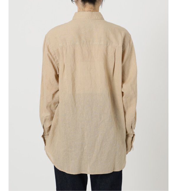 SLOBE IENA「《追加2》リネンコットンレギュラーシャツ」|シャツ・ブラウス|