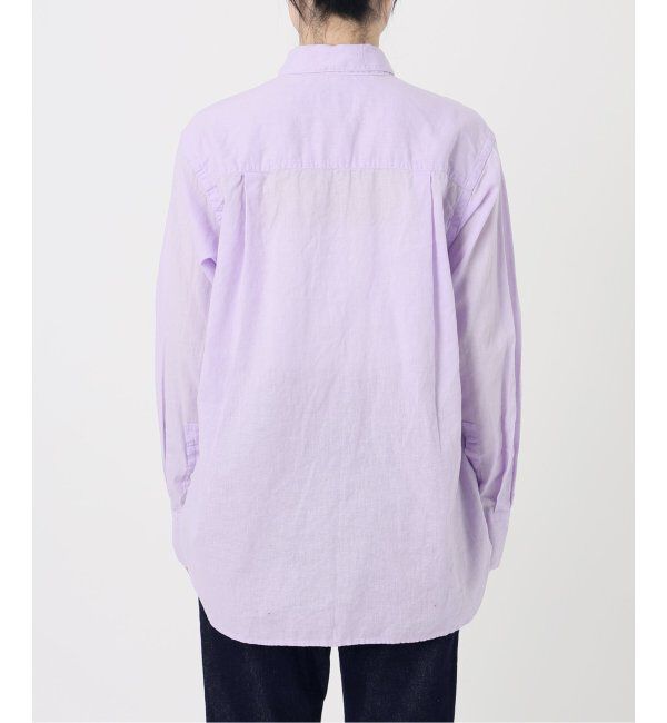 SLOBE IENA「《追加2》リネンコットンレギュラーシャツ」|シャツ・ブラウス|
