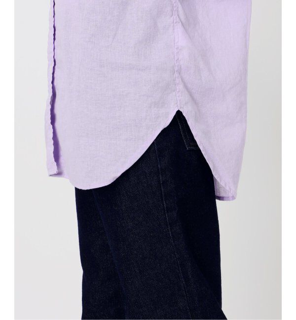 SLOBE IENA「《追加2》リネンコットンレギュラーシャツ」|シャツ・ブラウス|