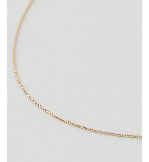 SLOBE IENA「SLOBE ベネチアンチェーンネックレス K10」|ネックレス|