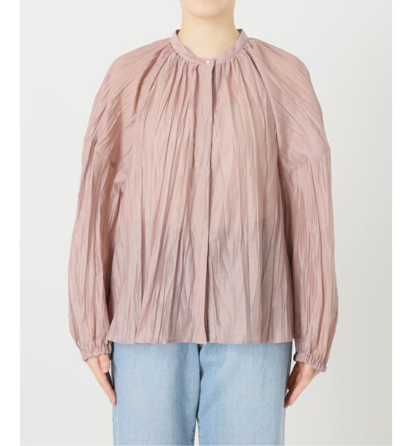 IENA「ランダムプリーツブラウス」|シャツ・ブラウス|