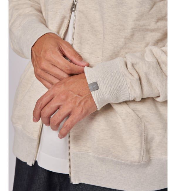 EDIFICE「LOOPWHEELER &times; LOWERCASE for EDIFICE ライトツリウラケ ジップパーカー」|パーカー|