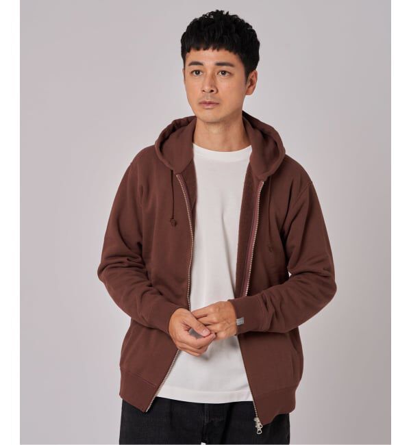 EDIFICE「LOOPWHEELER &times; LOWERCASE for EDIFICE ライトツリウラケ ジップパーカー」|パーカー|