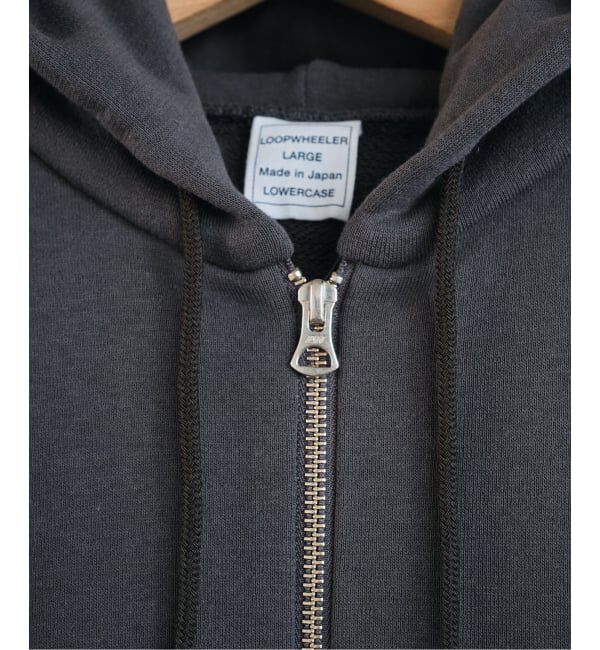 EDIFICE「LOOPWHEELER &times; LOWERCASE for EDIFICE ライトツリウラケ ジップパーカー」|パーカー|