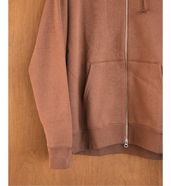 EDIFICE「LOOPWHEELER &times; LOWERCASE for EDIFICE ライトツリウラケ ジップパーカー」|パーカー|