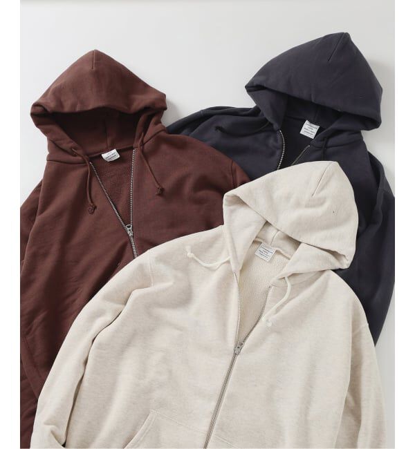 EDIFICE「LOOPWHEELER &times; LOWERCASE for EDIFICE ライトツリウラケ ジップパーカー」|パーカー|