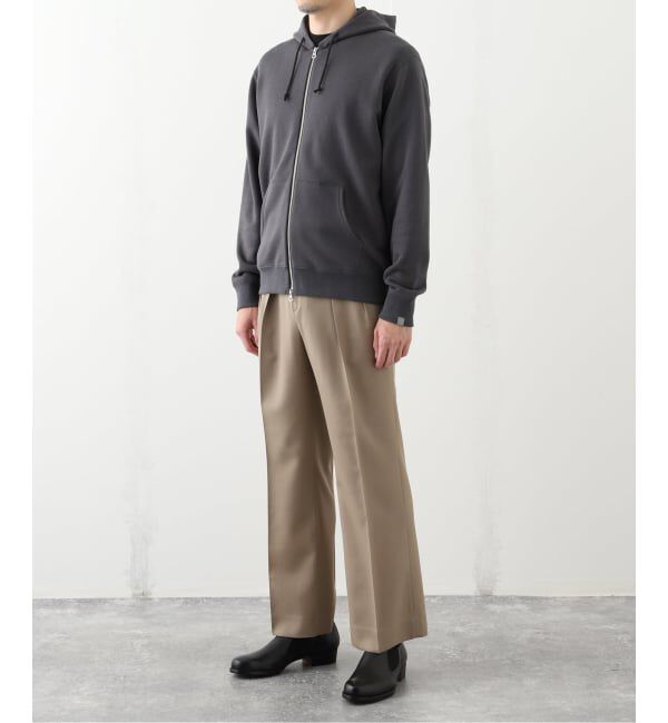 EDIFICE「LOOPWHEELER &times; LOWERCASE for EDIFICE ライトツリウラケ ジップパーカー」|パーカー|