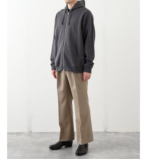 EDIFICE「LOOPWHEELER &times; LOWERCASE for EDIFICE ライトツリウラケ ジップパーカー」|パーカー|