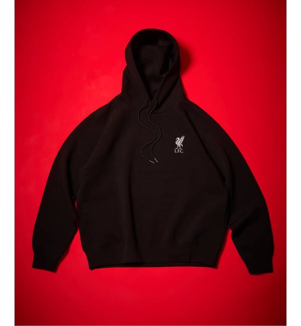 Liverpool FC「【Liverpool FC / リバプール FC】 メタリックロゴフーディ」|パーカー|ブラック