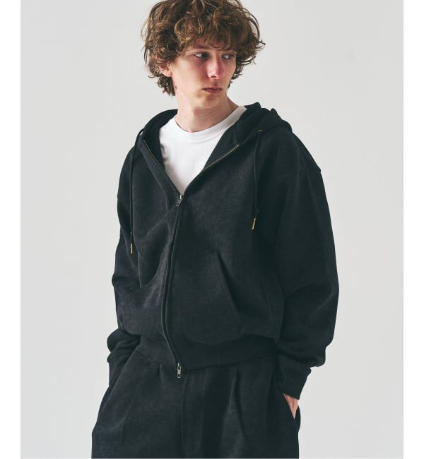 417 EDIFICE「スプレーダンボール ジップパーカー」|パーカー|