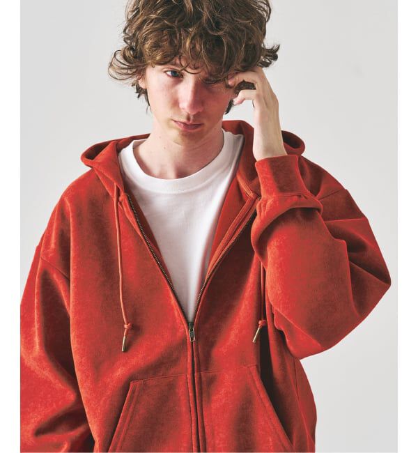 417 EDIFICE「スプレーダンボール ジップパーカー」|パーカー|