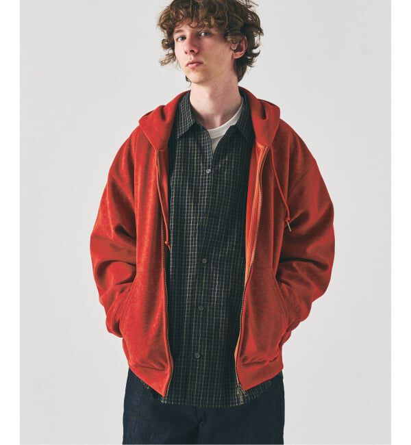 417 EDIFICE「スプレーダンボール ジップパーカー」|パーカー|