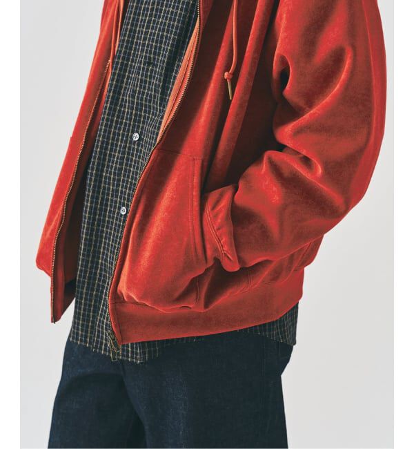 417 EDIFICE「スプレーダンボール ジップパーカー」|パーカー|