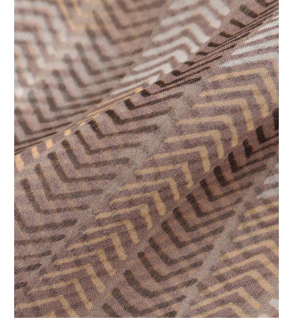 EDIFICE「BLECK（ブレック） Herringbone Chiffon Scarf」|バンダナ・スカーフ|