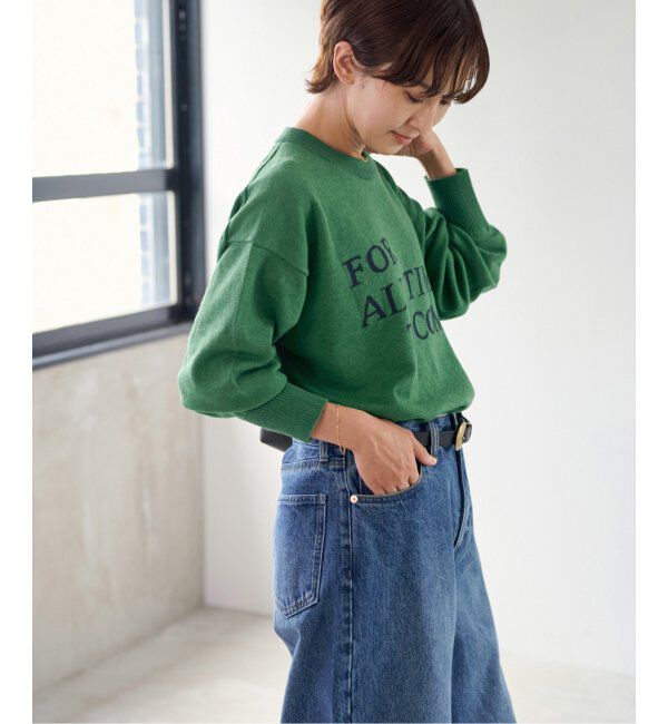 JOURNAL STANDARD relume「《追加2》コットンカシミヤロゴニット」|ニット・セーター|